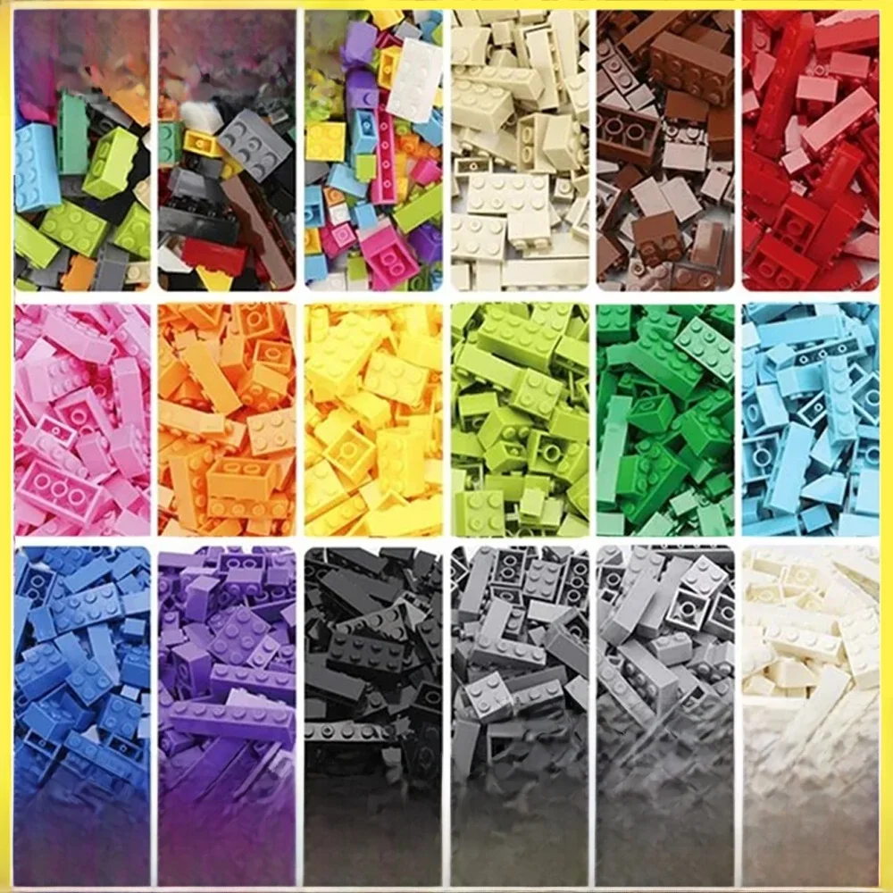 120/240PCS DIY-bouwstenen Bulkset Stad Klassieke stenen Kleurrijke montage Creatief speelgoed Educatief interactief speelgoed voor kinderen - afbeelding 2