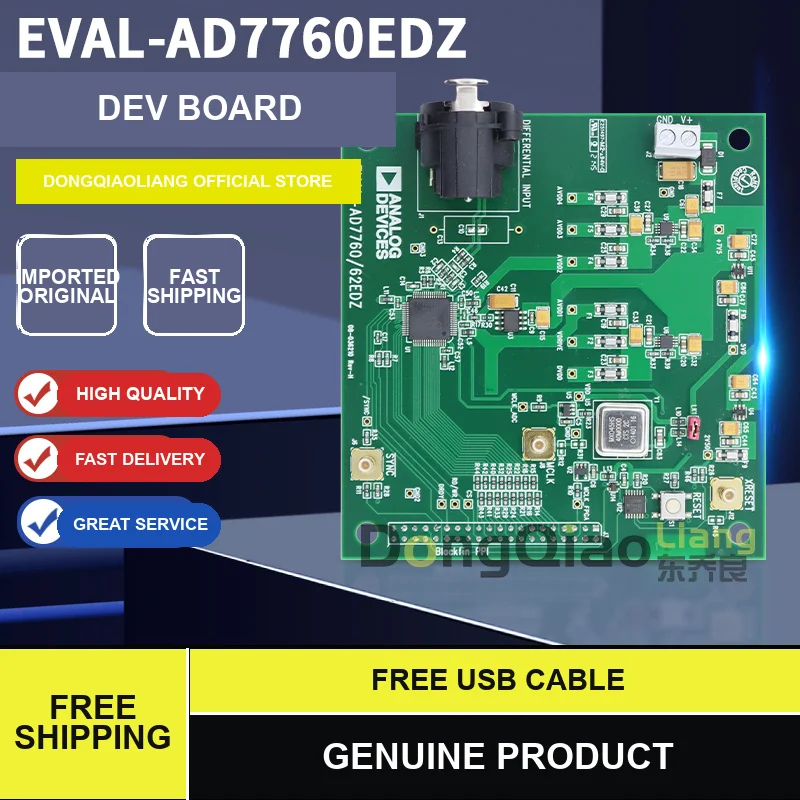 For the EVAL-AD7760EDZ AD7760 AD7762 Full-Featured Evaluation Kit ADC EVAL-CED1Z