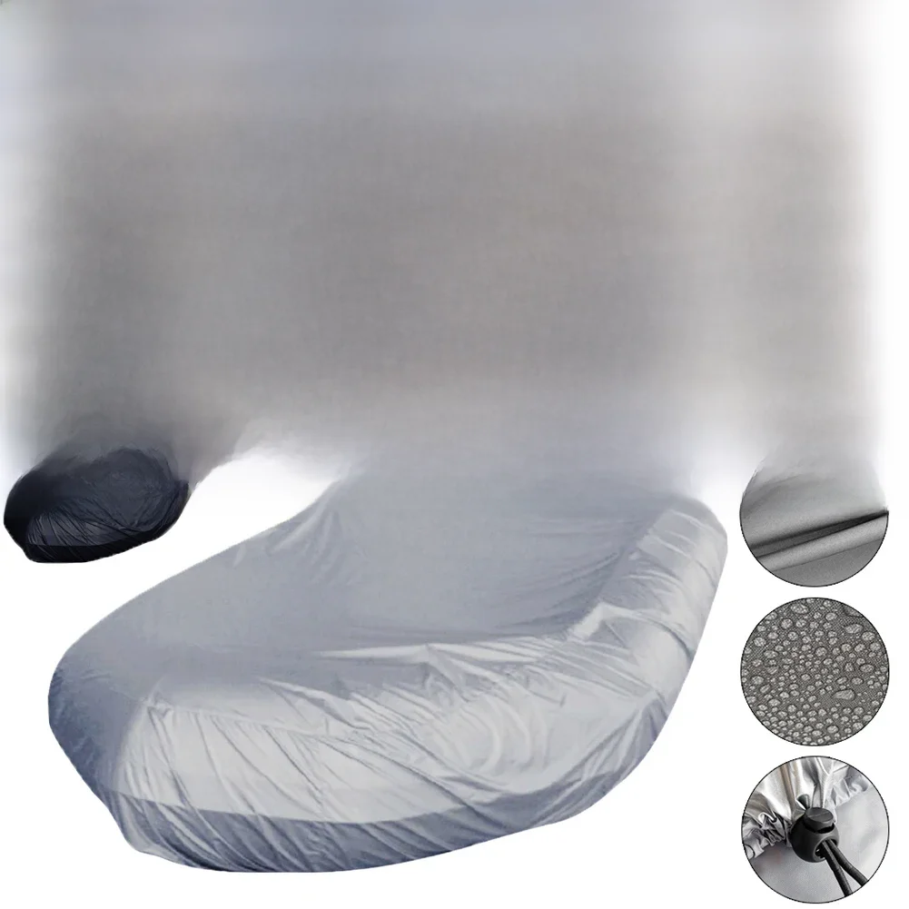 V-vorm Marine Boot Cover Waterdicht Stofdicht AntiUV Regen Sneeuw Opblaasbare Boot Rubberboot Vissen Rubberboot Universele Kajak Cover - afbeelding 2