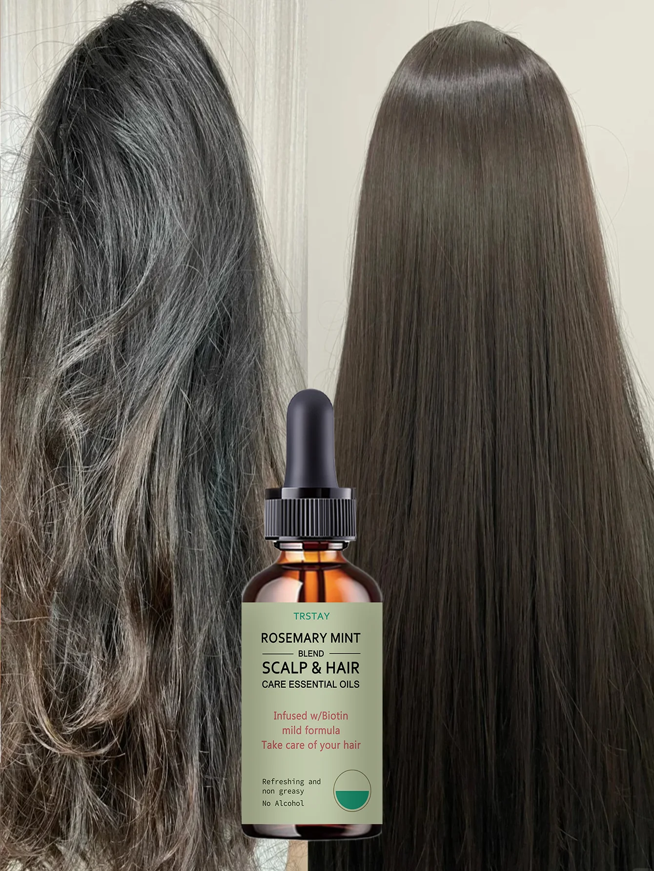 Moisturizing Lock Water Smooth Protective Essential Oil for Hair Treatment Deeply Nourishes Strengthens Roots Prevents Breakage - Image 5