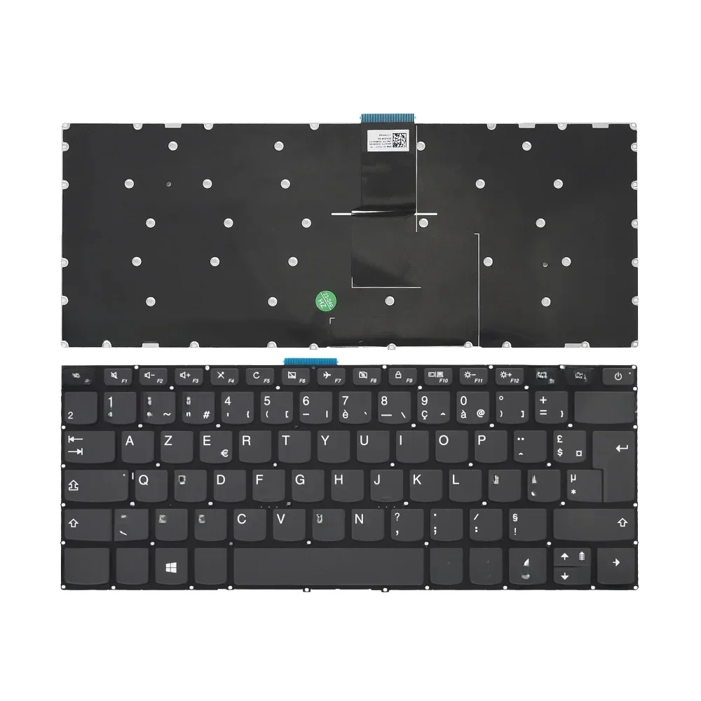 Keyboard French Azerty compatible with Lenovo Ideapad S145-14IWL without backlight
