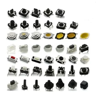 Micro-interrupteur à bouton-poussoir tactile, SMD 2, 4 broches, 3x4mm, 3x6mm, 4x4mm, 3x4x2.5, 3x6x4.3, 3x6x2.5, 10 pièces * 6*3.5 4*4*0.8 4*4*3.0 MM