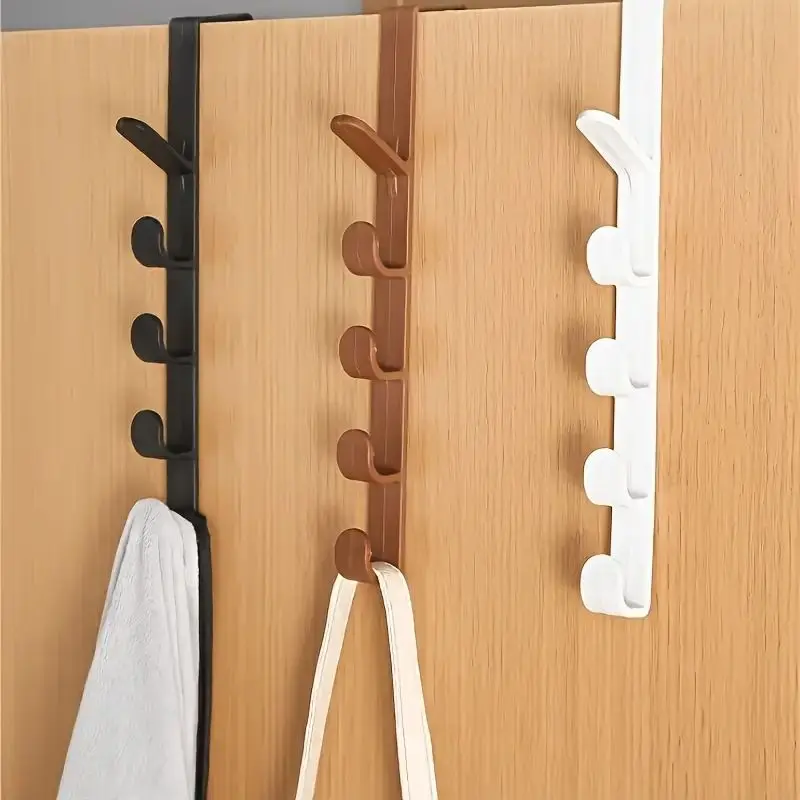 Behind the Door Coat Hook Hanger behind the Door Cabinet Wardrobe Dormitory Door Hook Storage Rack