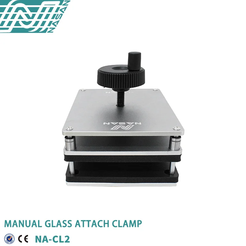 NASAN NA-CL2 Manual Glass Attach Clamp For Mobile Phone Repair LCD Screen Holder Universal Adjustable Clamping Fixture