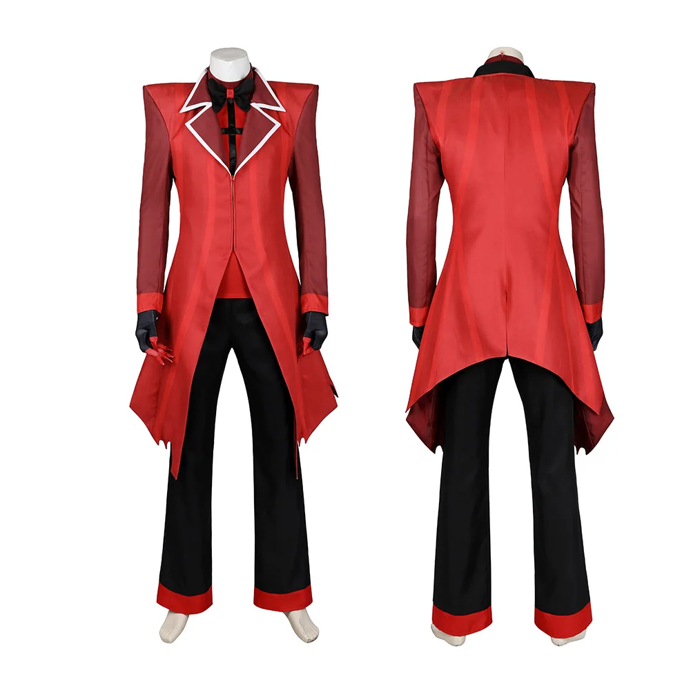 Alastor Cosplay Costume Cartoon Hotel Halloween Carnival Part Suit