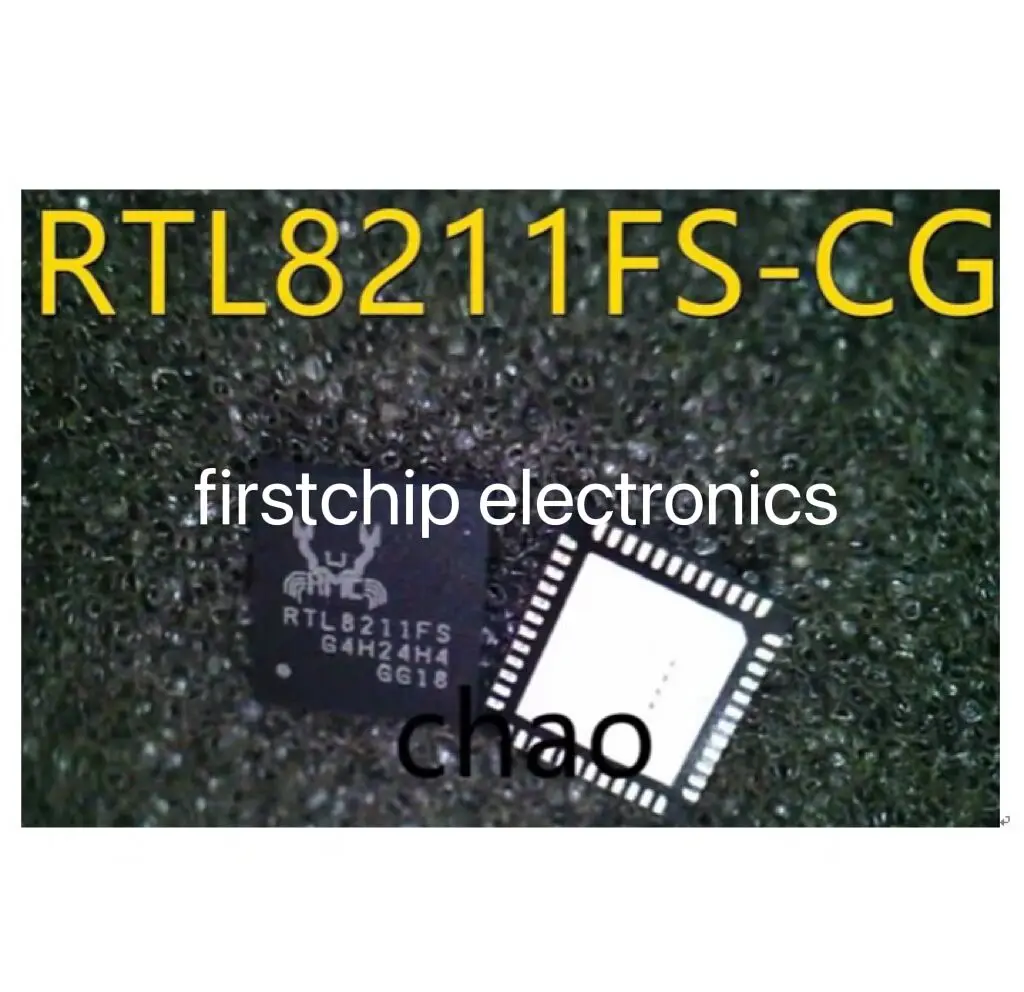 2Pcs 100% New  RTL8211FS-CG RTL8211FS QFN-48 QFN48 Brand new original chips ic