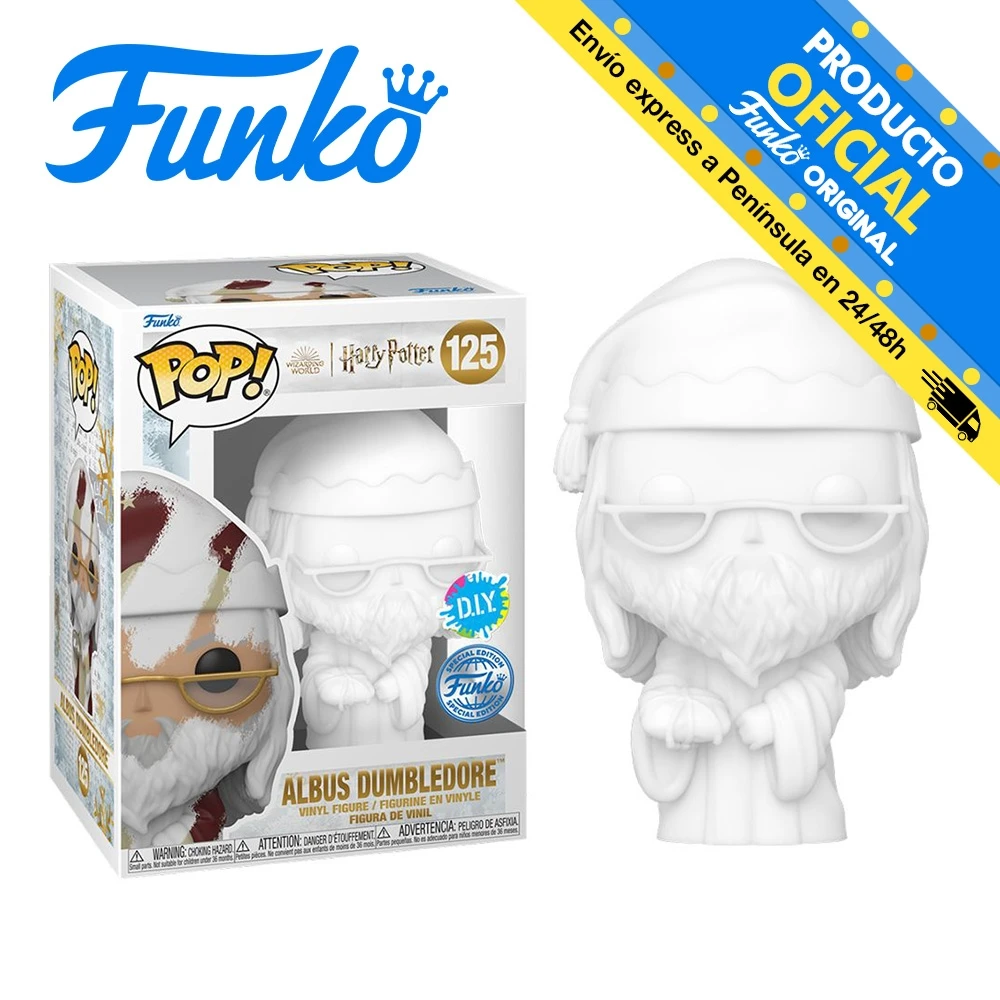 Funko Pop! Harry Potter - Albus Dumbledore DIY (Christmas) exclusive, 57975, 125, original, toys, gifts, figures, dolls, shop, with box, new, man, woman, official license