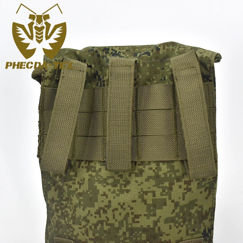 PHECDA Tactical Gear 1000D waterproof durable polyester Russia 6SH117 EMR FG camouflage Tactical Drop leg gas mask bag leg bag