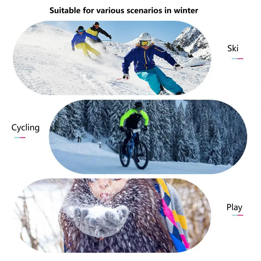 Woman Ultralight Ski Glove Waterproof Winter Warm Gloves Mobile Phone Touch Screen Skiing Gloves Motorcycle Riding Snow Gloves