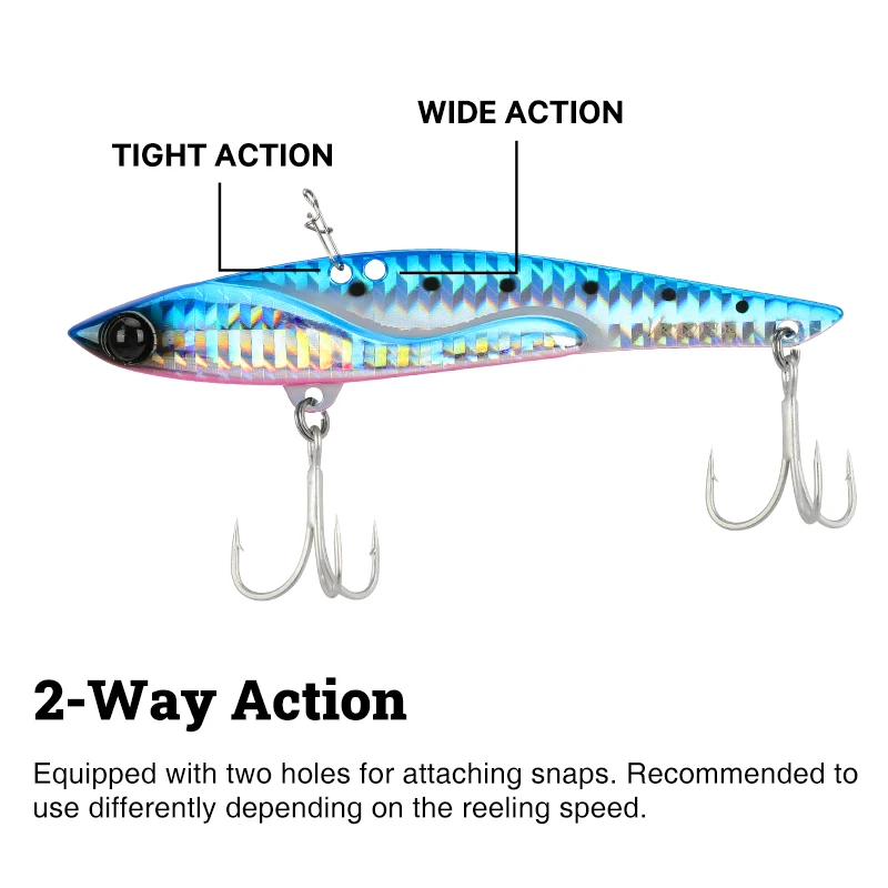 TSURINOYA 105mm 35g Sinking VIB Winter Fishing Bait VECTOR Teppan Vibration Inshore Long Casting Sea Fishing Blade Metal Lure
