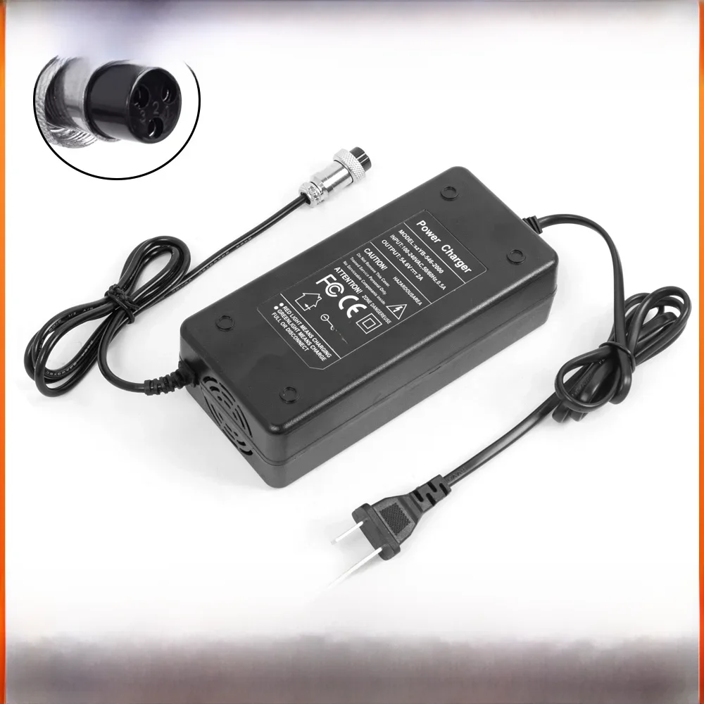 AliExpress NONE 54.6V 2A Battery Charger  for Kugoo M4 /C1 Pro Electric Scooter 48V Charger  Lithium Battery Chargers Electric Bicycle Parts