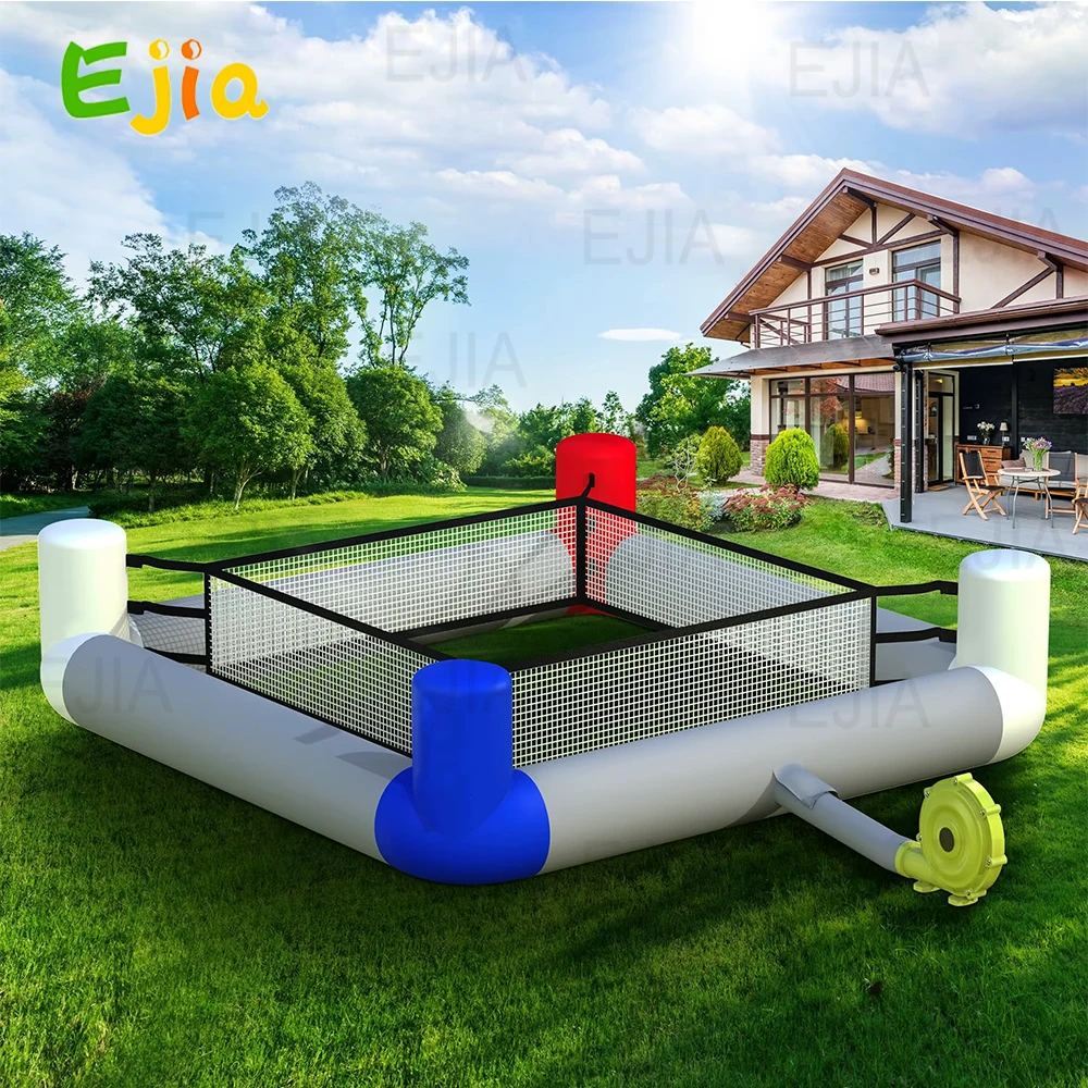 Custom PVC Outdoor Inflatable Game Interactive Boxing Ring Arena Inflatable Wrestling Ring Games Joust Games Field for Adult Kid