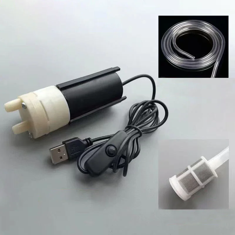 Electric Wine Pump Automatic Wine Sipper 5V Simple Suction Pump USB Electric Wine Pump Filter Silicone Tube