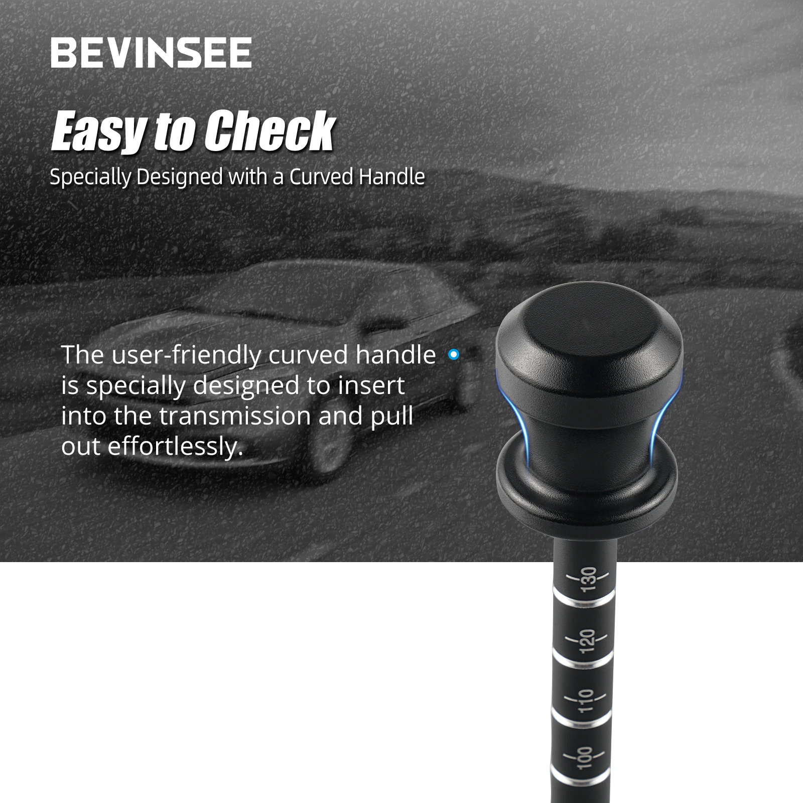 BEVINSEE-transmissão automática ferramenta do dipstick para Dodge Dart L4, Jeep Cherokee Compass, Chrysler 1017