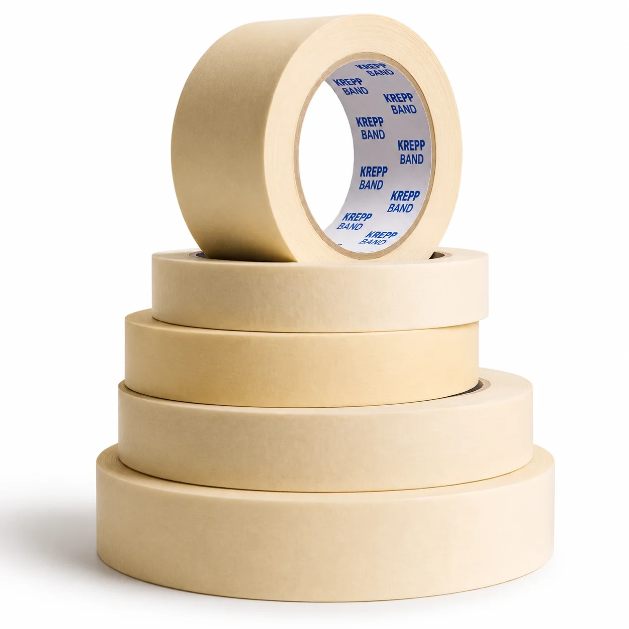 6 Rollen Malerkrepp 25 mm x 50 m – Gelbes Abdeckband für Malerarbeiten, Lackieren & DIY – Rückstandsfrei entfernbar