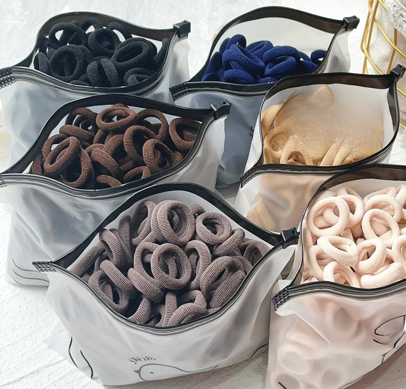 20/50pcs enfants élastiques bandes de cheveux filles bonbons Scrunchie élastique pour enfants cheveux cravates Clips bandeau bébé cheveux accessoires