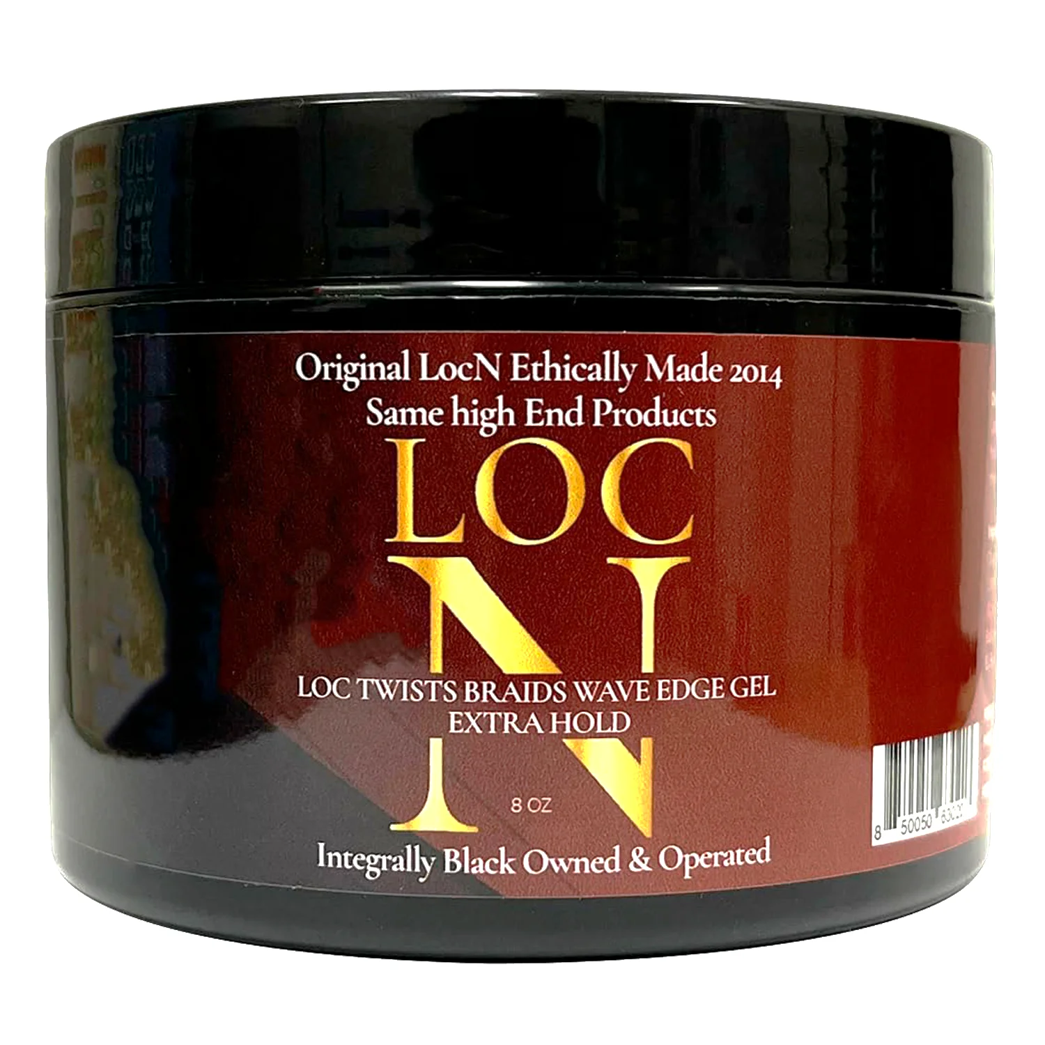 Loc N Loc Twists Braids Wave Edge Gel Extra Hold 8oz - Long-Lasting Control for Braids, Twists & Edges, Smooth Finish and Shine