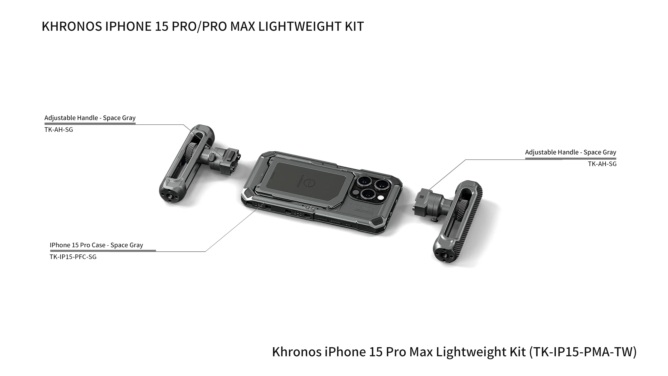 TILTA Khronos Cage-Kit für iPhone 15 Pro/Pro Max Schnellwechsel-Live-Fill-Light-Handyfilter Ecosystem Kompatibel mit iPhone – Detail 4