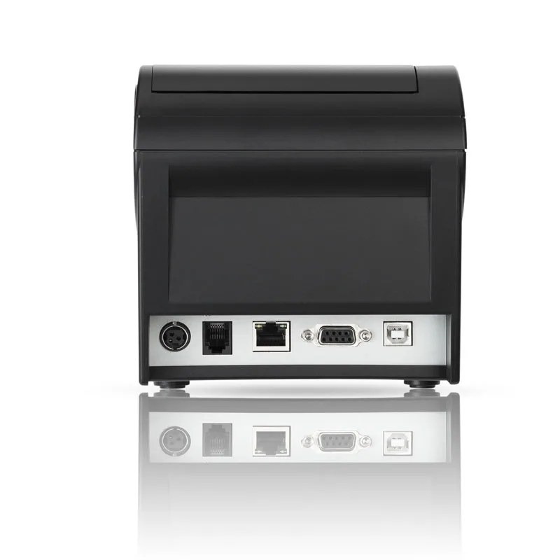 HS-825UL 80mm Thermal Receipt Printer USB LAN 260mm/s High Speed Auto Cutter 80mm Roll Support QR Code ESC/POS