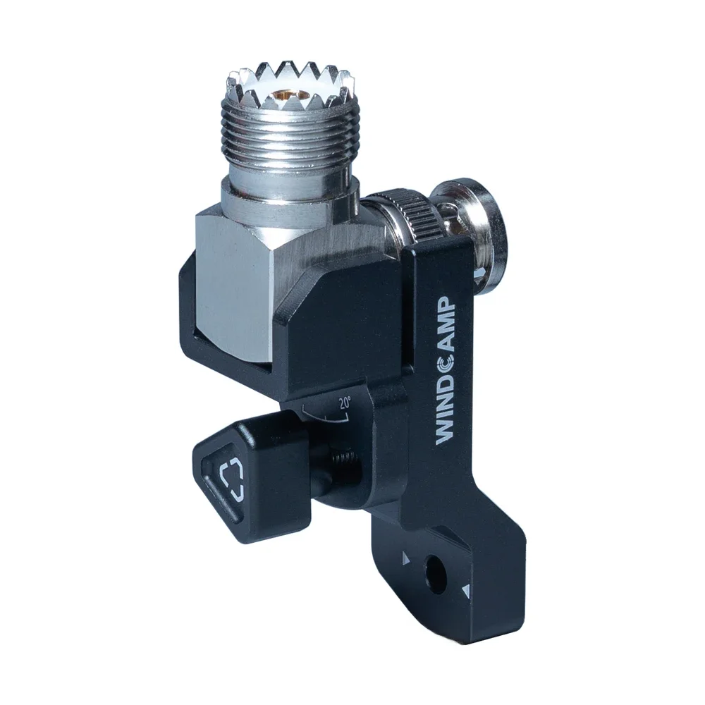 WINDCAMP RC-2 CNC Aluminiowy stojak na antenę z szybkozłączem do ICOM705 ICOM IC-705 RC2 Dostosowany do ARK-705 Shield — zdjęcie produktu 7