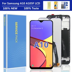 100% Tested For Samsung A10 A105 lcd display Touch Screen Digitizer Assembly For Samsung A105/DS A105F A105FD lcd with frame