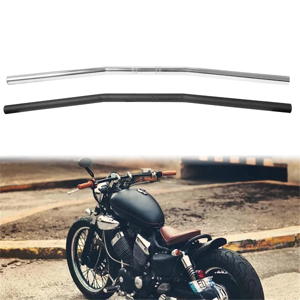 AliExpress 22mm 25mm Universal Retro Motorcycle Steering Wheel Handlebar Motocross Vintage Handle Bars For Scooter Chopper Cafe Racer Bike