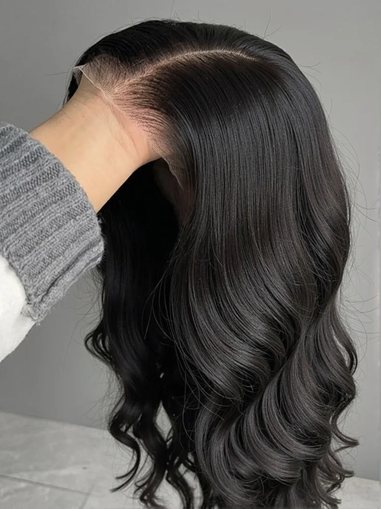 MSMV European Body Wave 5x5 6x6 Glueless Closure Lace Human Hair Wigs Water Wave No Glue Lace Remy Wig Preplucked For Women