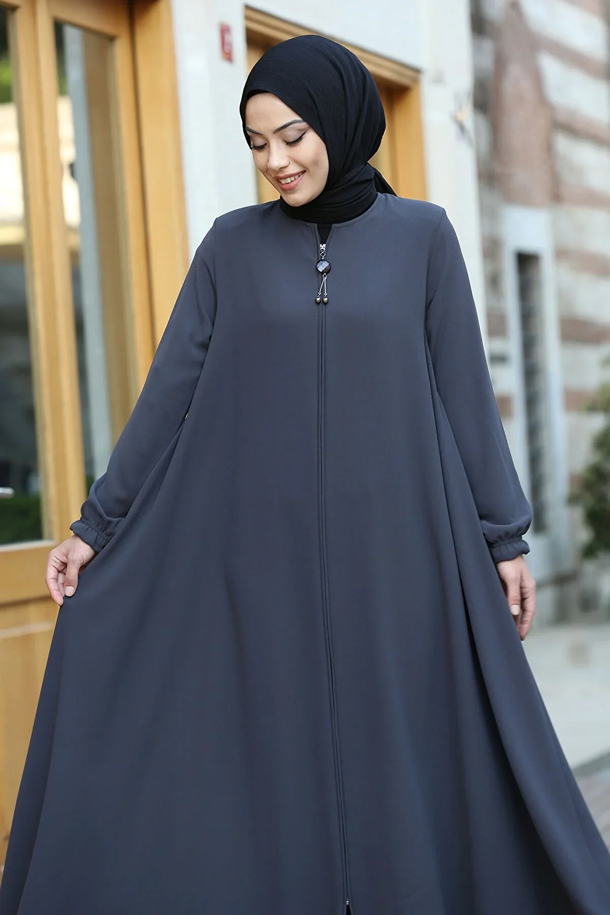 Abaya for Muslim Women Hijab Women\'s Clothing Long Sleeve Hijab Does not Cause Sweat Turkiye Dubai Hijap