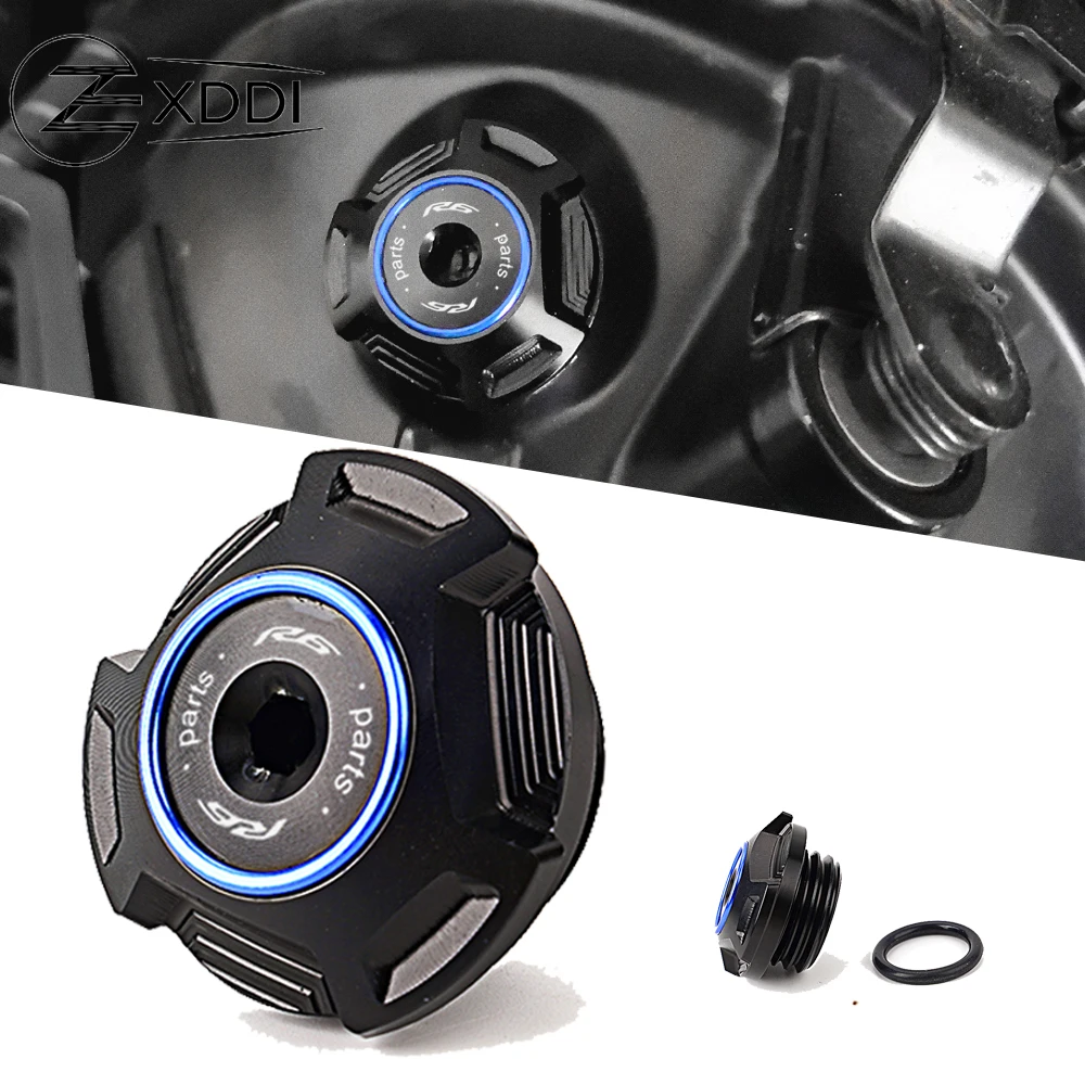 M27*3.0 For YAMAHA YZF R1 R3 R7 YZFR1 YZFR3 YZFR7 2024 CNC Aluminum Motorcycle Oil Filler Cap Engine Oil Plug Cover Accessories