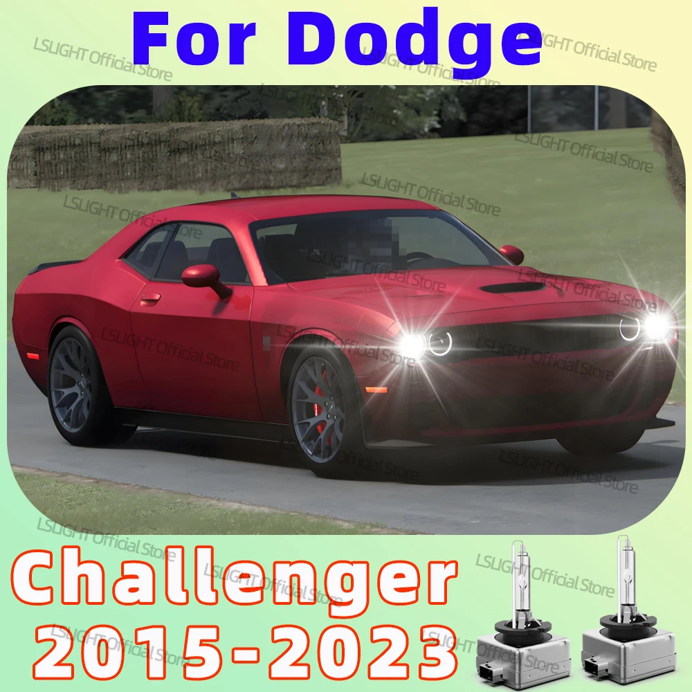 

LSlight 2x ксеноновые фары HID D3S 35 Вт 6000K 8000K 10000K для Dodge Challenger 2015-2023 2016 2017 2018 2019 2020 2021 2022