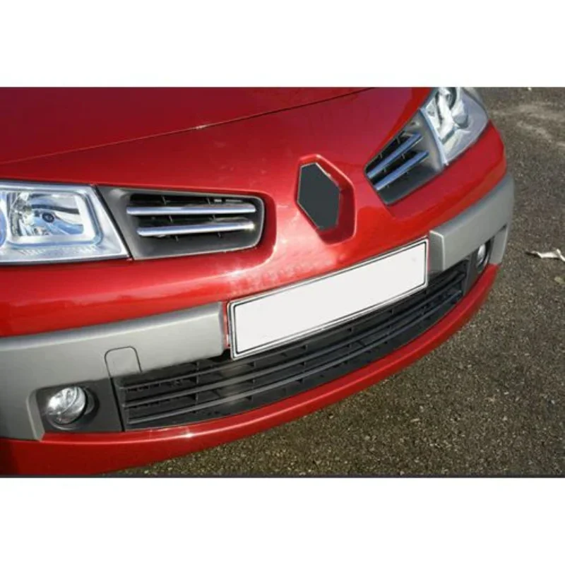 For Renault Megane 2 Hb 5D/3D/Sd/Sw 2006 - 2010 Models Front Grille 4 Piece Stainless Steel Affordable Price