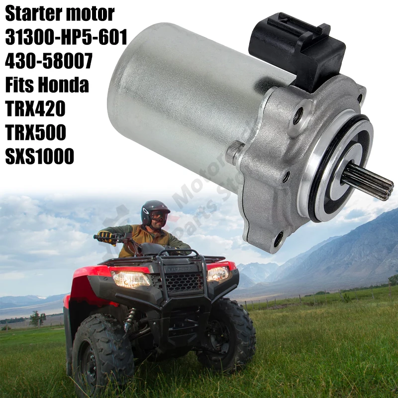 

Стартер в сборе, подходит для Honda TRX420 TRX500 TRX520 FE TE FA FPA Pioneer 1000 SXS1000 2007-2024, артикул: 31300-HP5-601, детали для квадроциклов