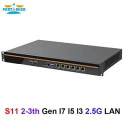 1u Firewall Appliance 10gb Intel Core I7 3520M I5 3320M I3 3110M I5 2520M I3 2350M 6xLAN 2x10G SFP Soft Router pfSense OPNsense