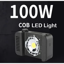 CX100 100W LED Video Light, Built-in  Battery COB Portable Photography Light Bi-Color  Continuous Outpu96+ TLCI 97+ Continuous