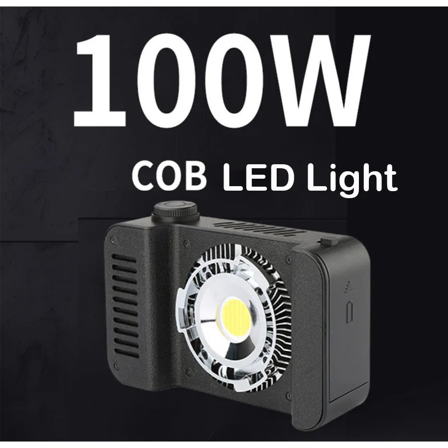 CX100 100W LED Video Light, Built-in  Battery COB Portable Photography Light Bi-Color  Continuous Outpu96+ TLCI 97+ Continuous