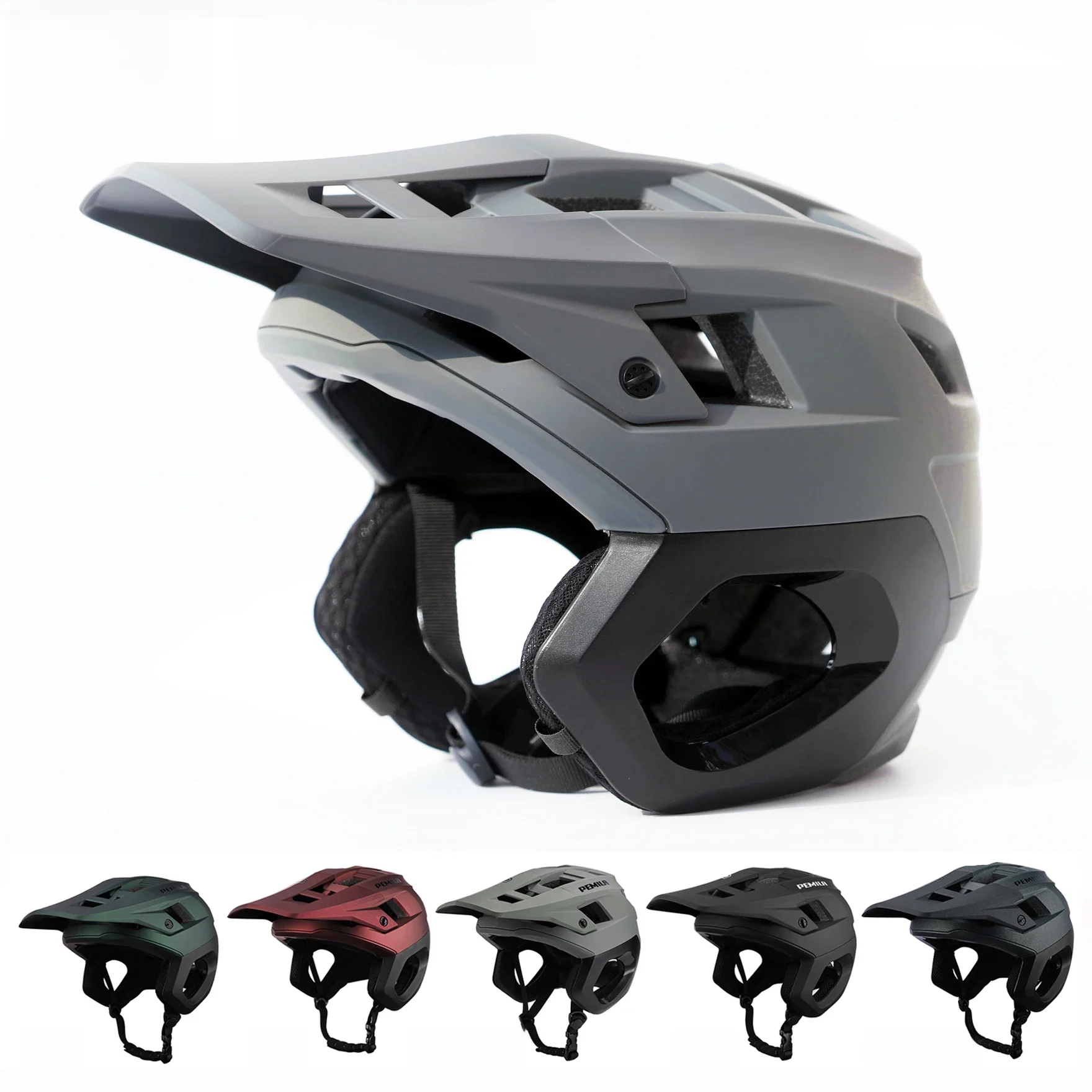 AliExpress PEMILA NEW 3/4 Bike Helmet Half Helmet Mountain Bike Race Integrated Ear Protection Off Road Bicycle