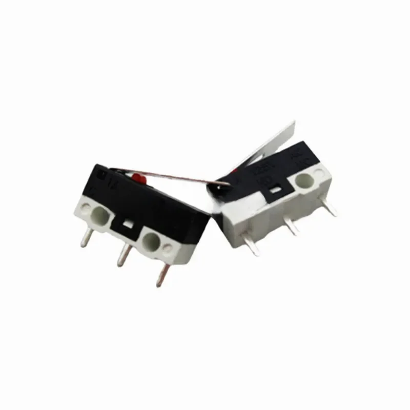 10 szt. Wyłącznik krańcowy Przełącznik przyciskowy 1A /2A 125 V AC Przełącznik myszy 3-pinowy mikroprzełącznik — zdjęcie 2