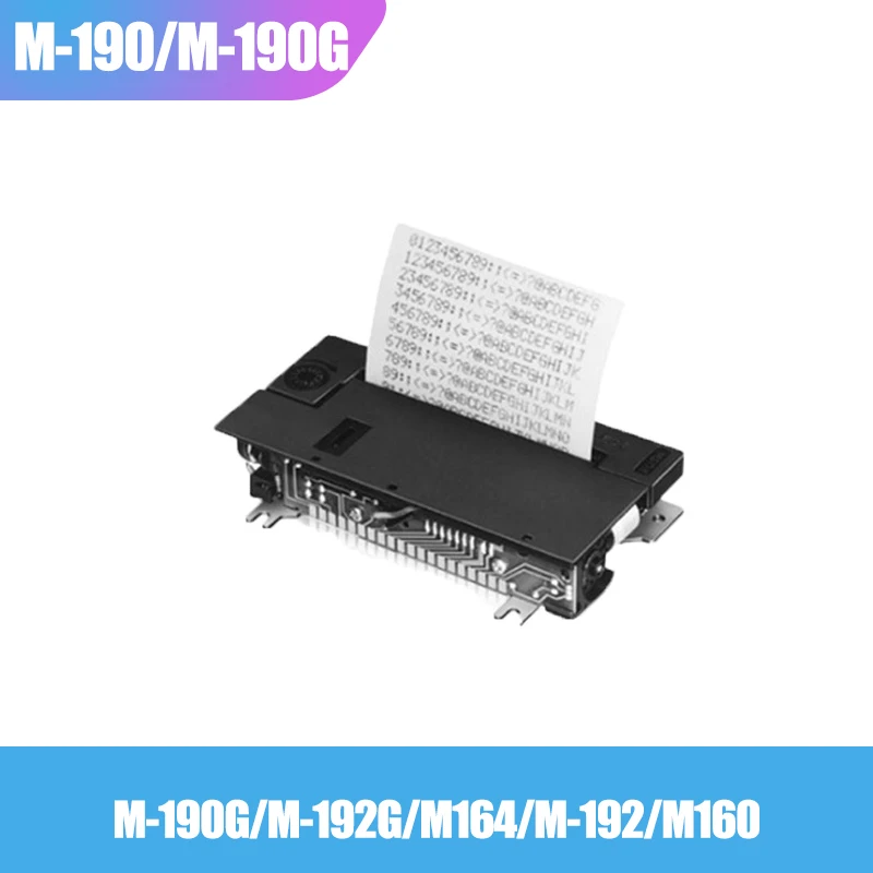 58mm Ultra Compact Reliable Shuttle Impact Printer Head M-190/M-190G Dot Matrix Printer Mechanism for Taxi Meter M190 M190G