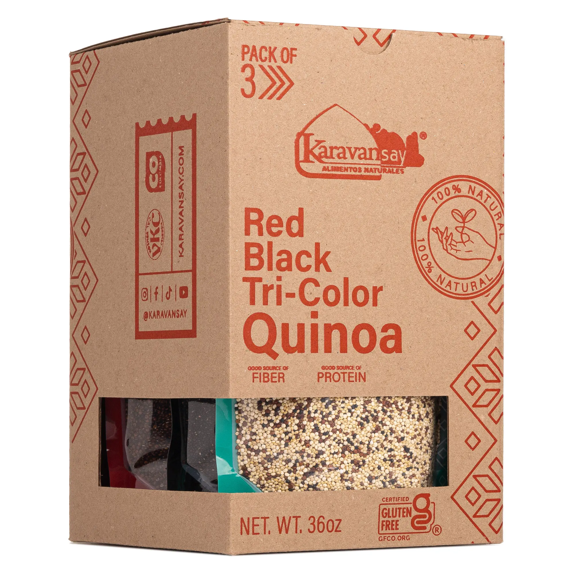 Karavansay Quinoa (แพ็ค 3 ชิ้น) x 36 ออนซ์