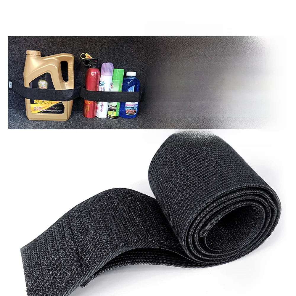 Organizer do bagażnika samochodowego 50 cm, mocna taśma samoprzylepna, pasek do przechowywania i porządkowania w samochodach, pasek mocujący do narzędzi samochodowych, pasek do przechowywania narzędzi — 2