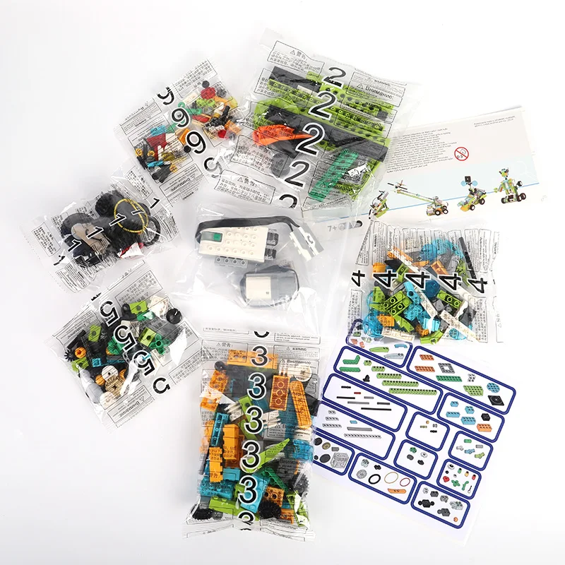 NEW 385Pcs Bricks Parts WeDo 2.0 Robotics Construction Building Blocks fit for STEM WeDo 3.0 Core Set Tech Educational DIY Toys