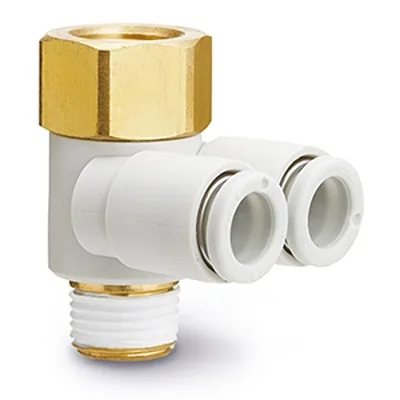 Premium Female Elbow One Touch Fitting KQ2F Series M5 x 08 Female Thread Pneumatic Joint