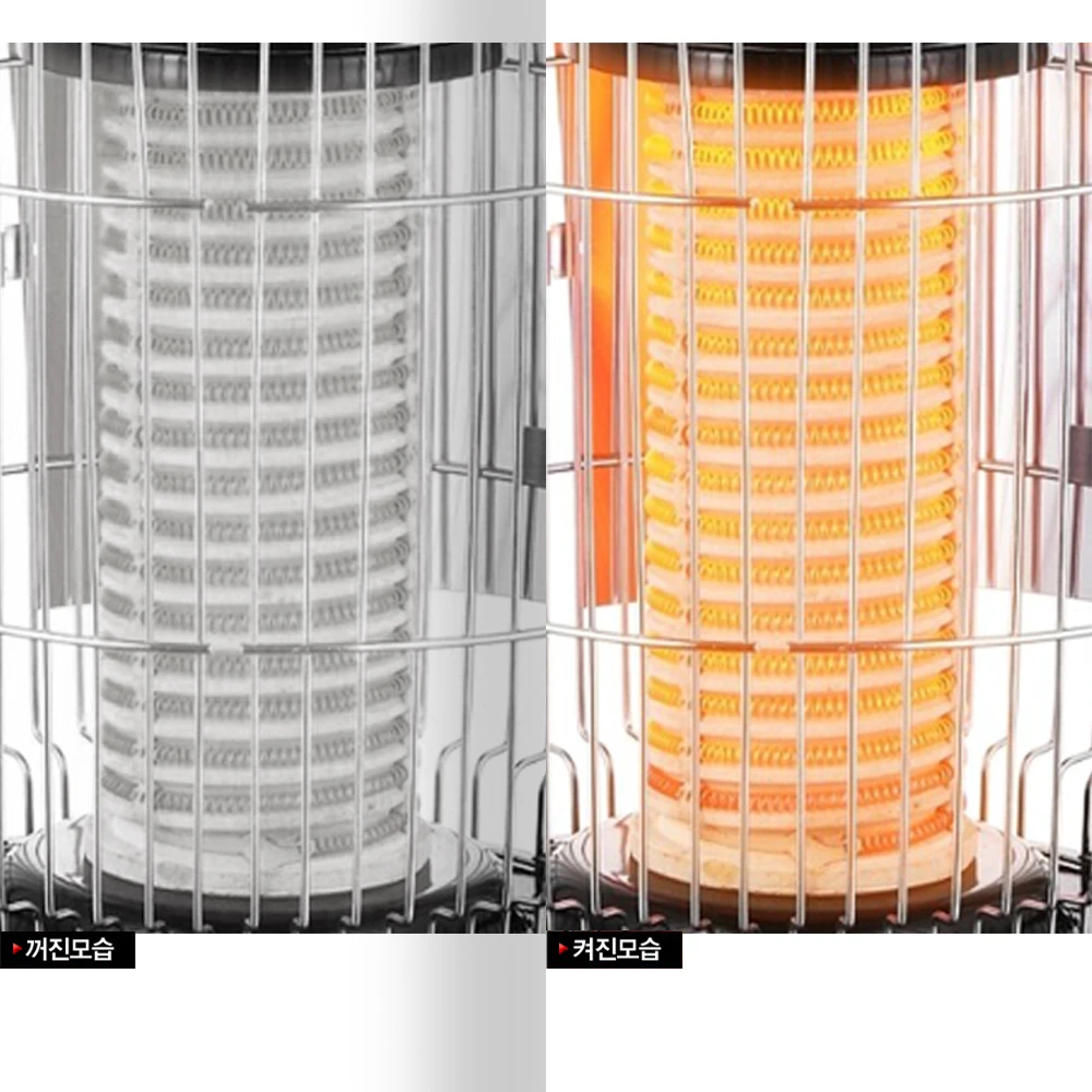 سخان كهربائي اسطواني إلكتروني من Hanbit ، تدفئة داخلية للمكاتب ، بنفسجي