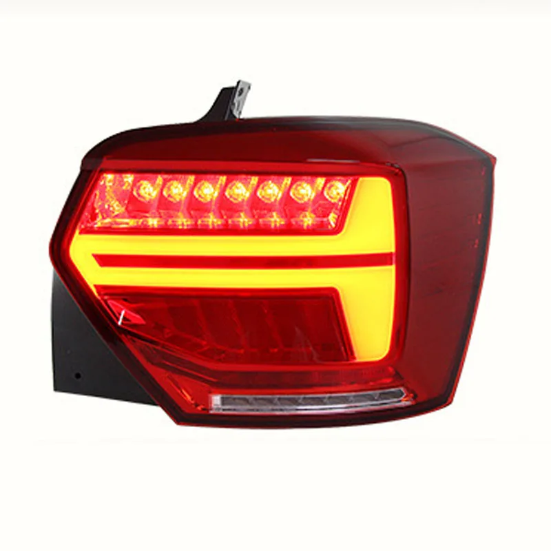 Car LED Tail Light Assembly For Volkswagen Polo-Plus Turn Signal Fog Brake Reverse Parking Running Lights Rear Lamp Lighting