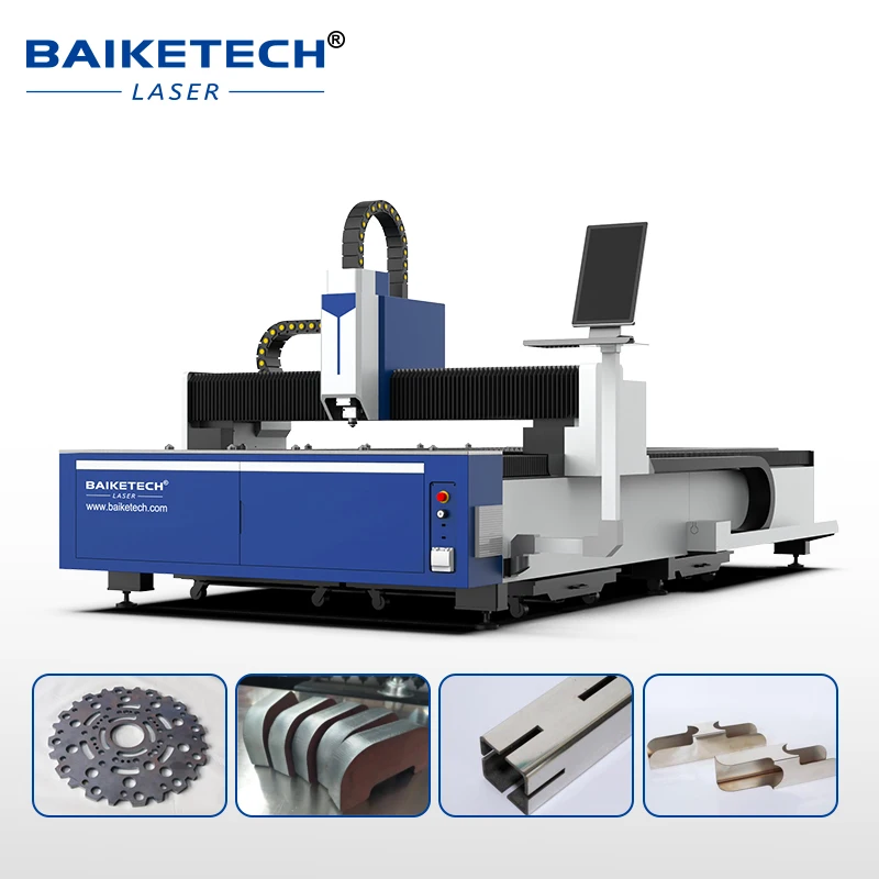 Industrial Precision Fiber Laser Metal Cutting Equipment 1500W, X‑axis 1000mm Y‑axis 200mm Work Travel for Aluminium Stainless‑S