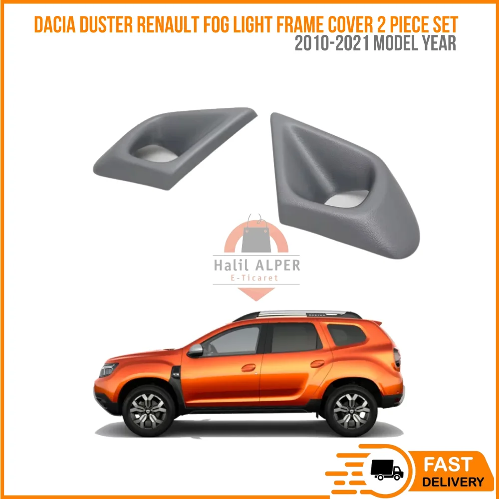 For Dacia Duster Renault Fog Light Frame Cover 2 Piece Set ABS Plastic Easy Installation Waterproof Top Quality Exterior