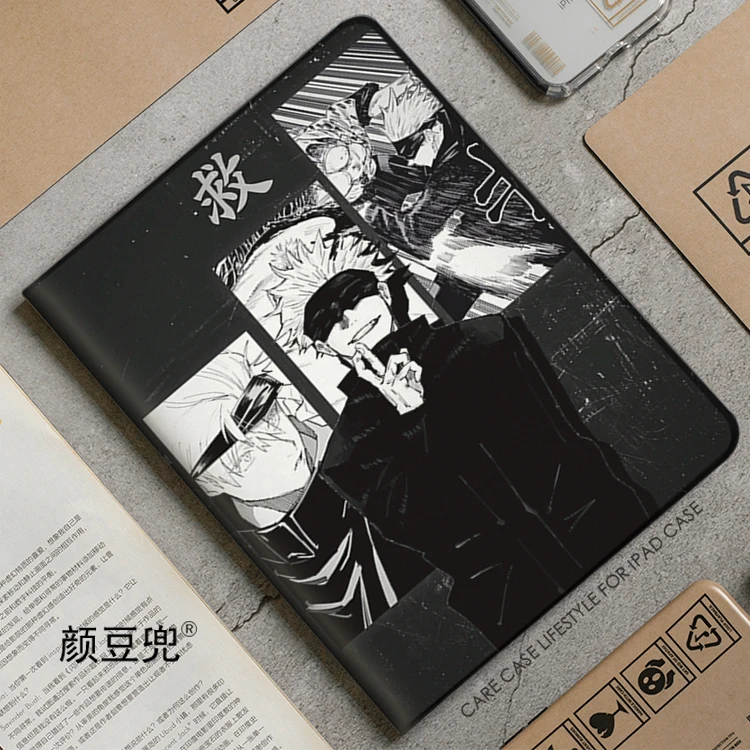 

Gojo Satoru Anime Jujutsu Kaisen For iPad 11th iPad Air 45 Mini 5 6 Case Luxury Silicone For Pro 12.9 11 iPad 10th Protective