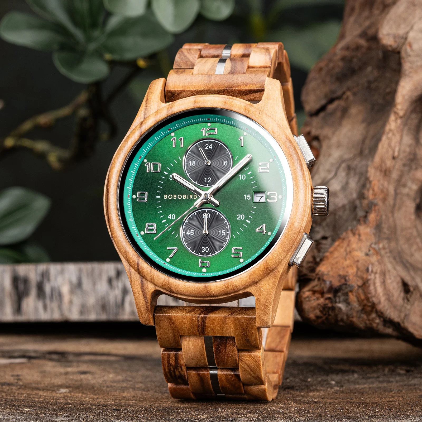 BOBO BIRD Wooden Watch For Men Original Vintage Gentleman Watches Men\'s Fashion Quartz Wristwatch Wood Clock 2024 Newest Gift