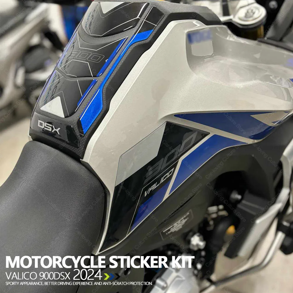 

Motorcycle Accessories Waterproof Sticker Tank Pad Kit Sticker 3D Resin Protective Sticker For Voge Valico 900DSX 900DSX 2024