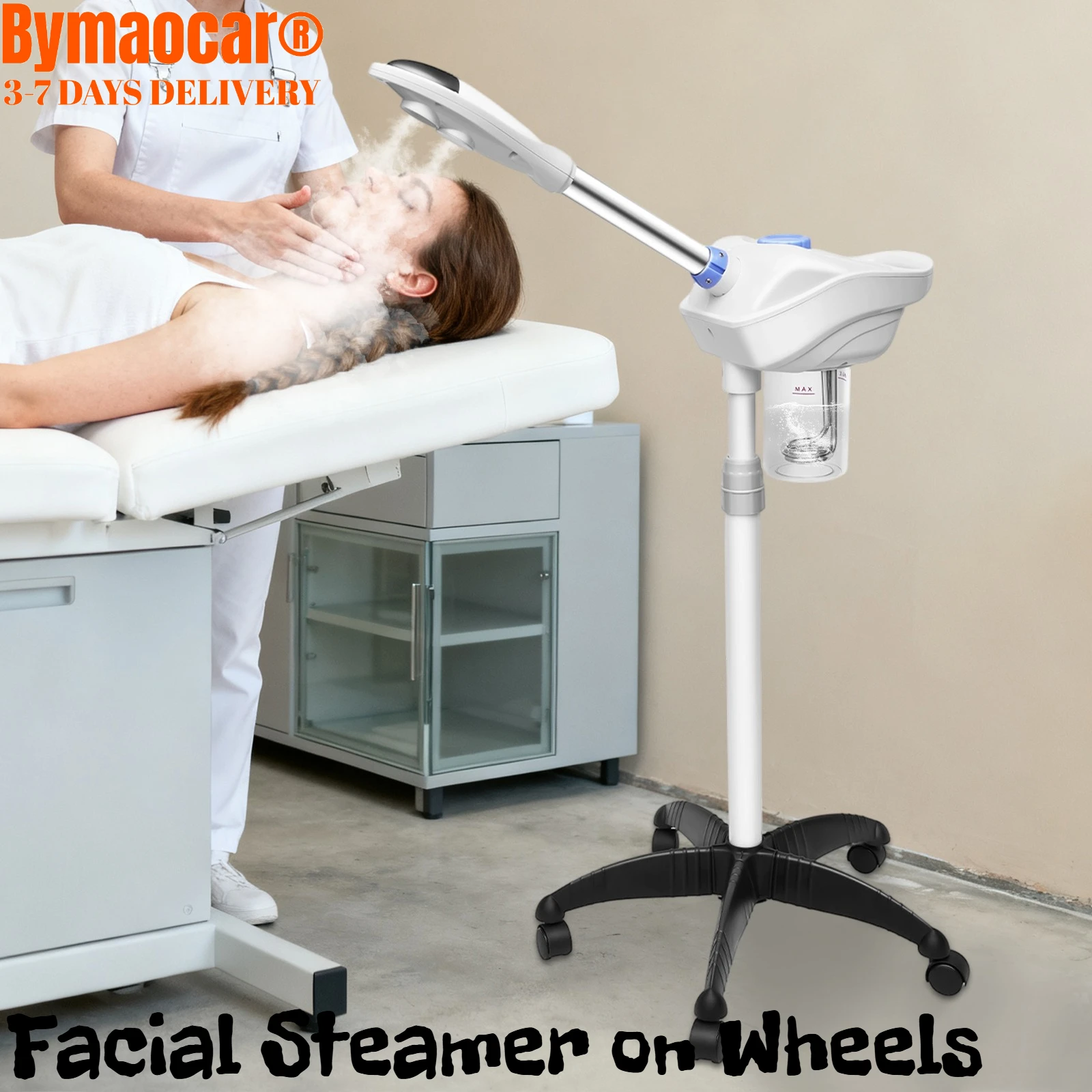 

750w Beauty Spray Machine Hydration Herbal Skin Care Ozone Beauty Universal Wheels Warm Steam Skin Hydrated Cleansing Salons Spa